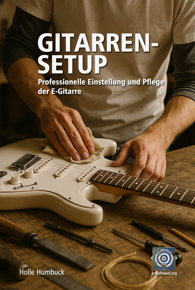 Buchcover: Gitarren-Setup – Einstellung & Pflege der Gitarre