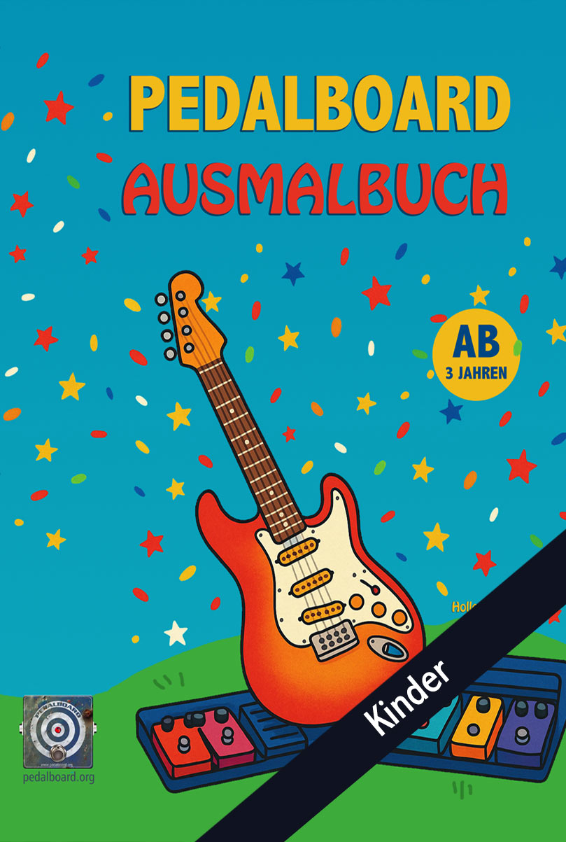 Buch: Pedalboard Ausmalbuch für Kinder von Gitarristen und Musiker ab 3 Jahren