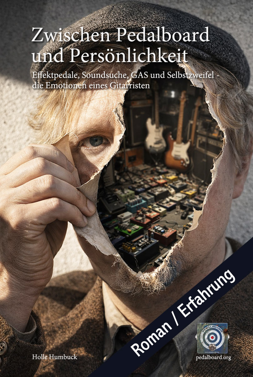 Buch: Zwischen Pedalboard und Persönlichkeit - Roman, Belletristik, Erfahrungsbericht